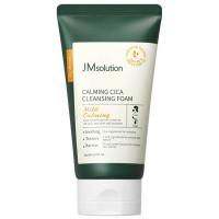 JM SOLUTION CALMING CICA CLEANSING FOAM Успокаивающая увлажняющая пенка для умывания с центеллой