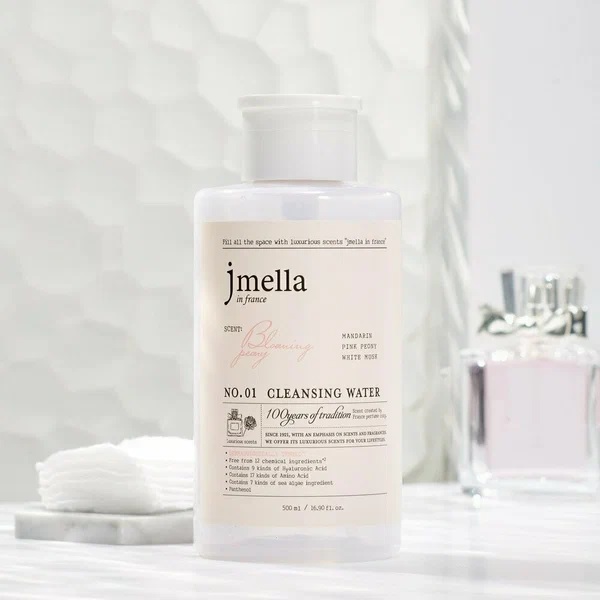 JMELLA IN FRANCE BLOOMING PEONY CLEANSING WATER Мицеллярная вода «Цветущий пион»