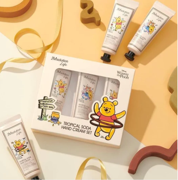 JM SOLUTION LIFE DISNEY TROPICAL SODA HAND CREAM SET Крем для рук Тропическая Сода (Винни Пух) набор