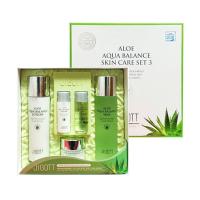 JIGOTT ALOE AQUA BALANCE SKIN CARE 3SET Набор для лица с Алоэ