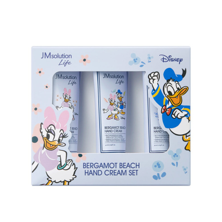 JM SOLUTION LIFE DISNEY BERGAMOT BEACH HAND CREAM SET Крем для рук Бергамот (Дональд Дак) набор