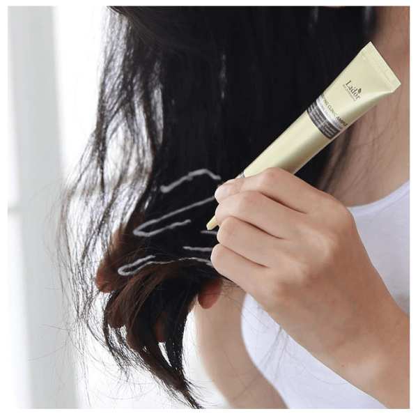 LADOR SNAIL SLEEPING HAIR AMPOULE Ночная восстанавливающая сыворотка для волос с муцином улитки 