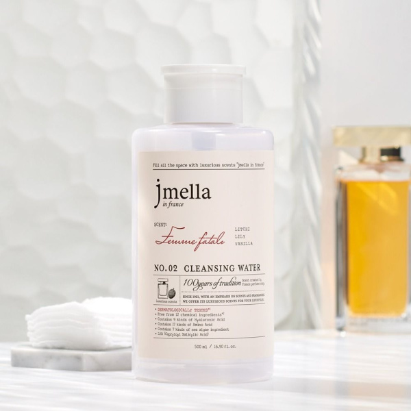 JMELLA IN FRANCE FEMME FATALE CLEANSING WATER Мицеллярная вода «Роковая женщина»