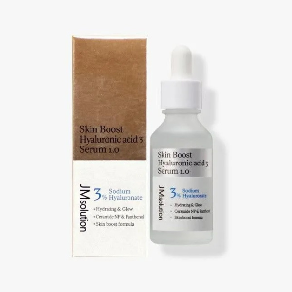 JM SOLUTION SKIN BOOST HYALURONIC ACID 3 SERUM 1.0 Увлажняющая сыворотка для лица с гиалуроновой кислотой