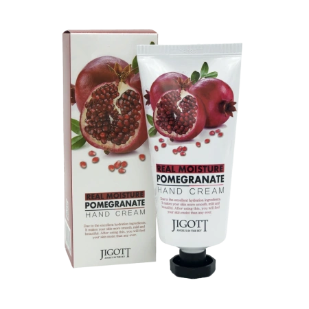 JIGOTT REAL MOISTURE POMEGRANATE HAND CREAM Крем для рук с экстрактом Граната