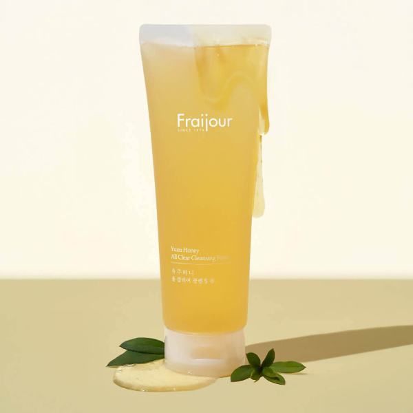 Fraijour Yuzu Honey All Clear Cleansing Foam Очищающий гель для сияния кожи с юдзу