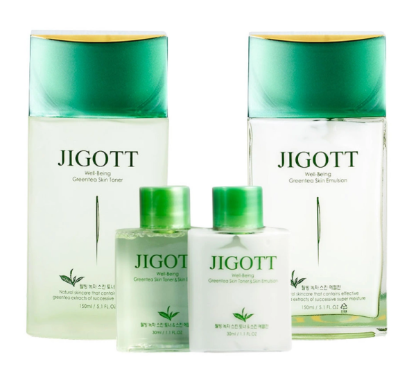 JIGOTT WELL-BEING GREEN TEA HOMME SKIN CARE Мужской набор для лица с зеленым чаем