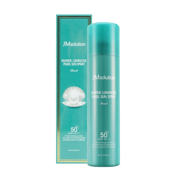 JM SOLUTION MARINE LUMINOUS PEARL SUN SPRAY PEARL Солнцезащитный спрей с жемчугом