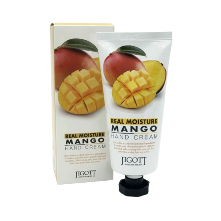 JIGOTT REAL MOISTURE MANGO HAND CREAM Крем для рук с экстрактом Манго