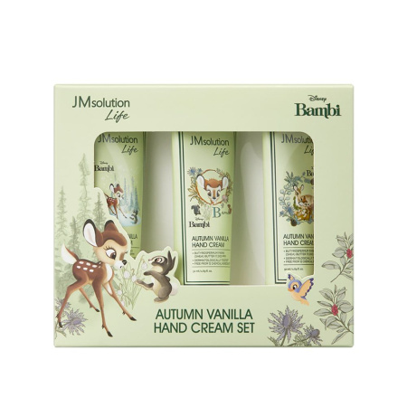 JM SOLUTION LIFE DISNEYAUTUMN VANILLA HAND CREAM SET Крем для рук Ванильная Осень (Бамби) набор