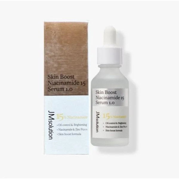 JM SOLUTION SKIN BOOST NIACINAMIDE 15 SERUM 1.0 Отбеливающая сыворотка для лица с ниацинамидом