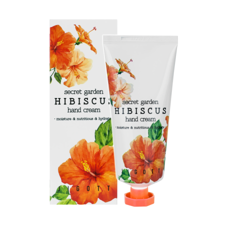 JIGOTT SECRET GARDEN HIBISCUS HAND CREAM Крем для рук с экстрактом гибискуса