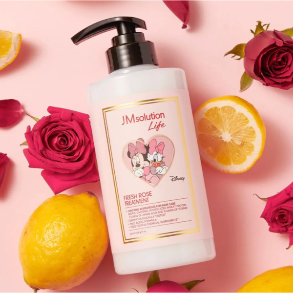 JM SOLUTION LIFE DISNEY FRESH ROSE TREATMENT Маска-бальзам с экстрактом розы