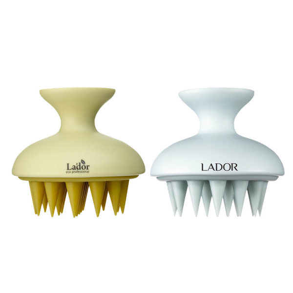 LADOR SCALP MASSAGER SHAMPOO BRUSH BROWN Щетка для вспенивания шампуня и массажа головы КОРИЧНЕВАЯ