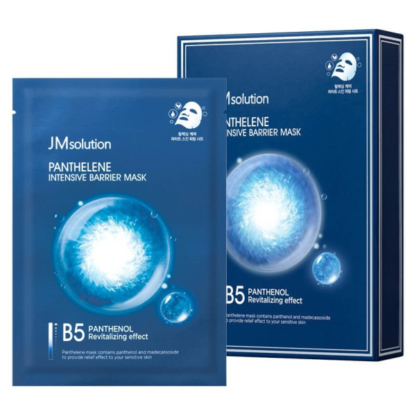 JM SOLUTION PANTHELENE INTENSIVE BARRIER MASK Интенсивная маска для восстановления барьера с пантенолом